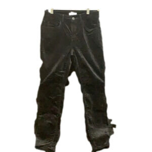 Loft | Black velour pants